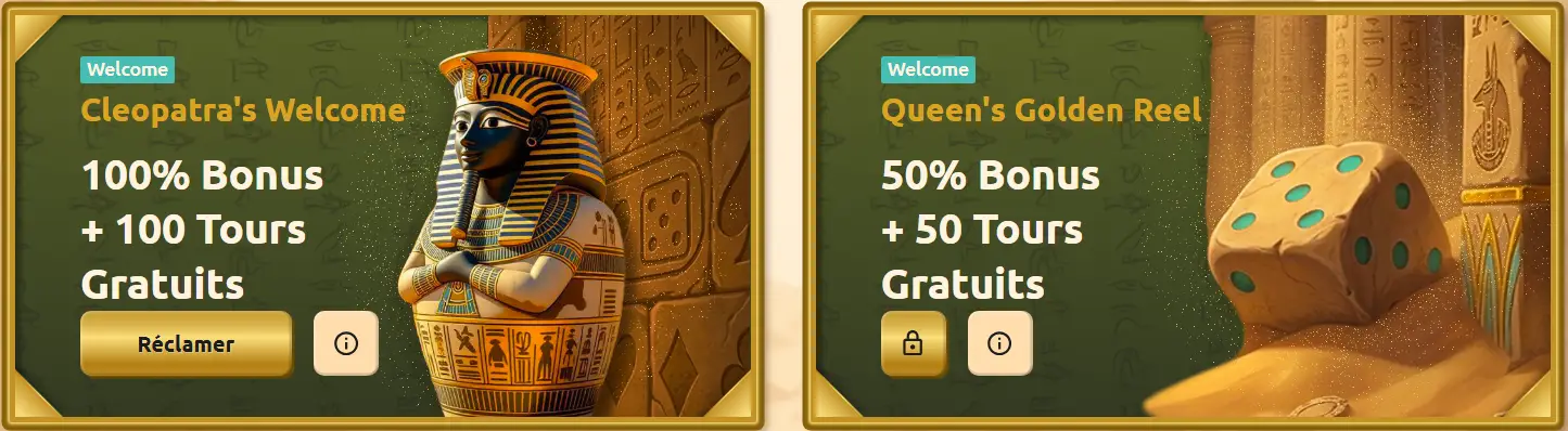 Betcleo Casino FR pack de bienvenue